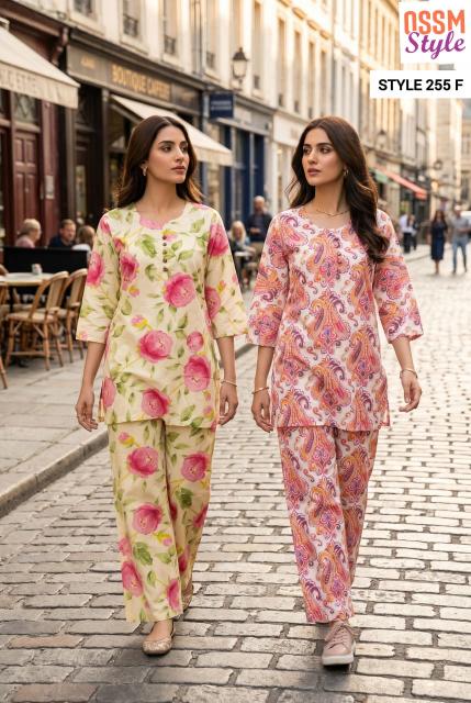 Ossm style 255 F coord set wholesale clothing in india